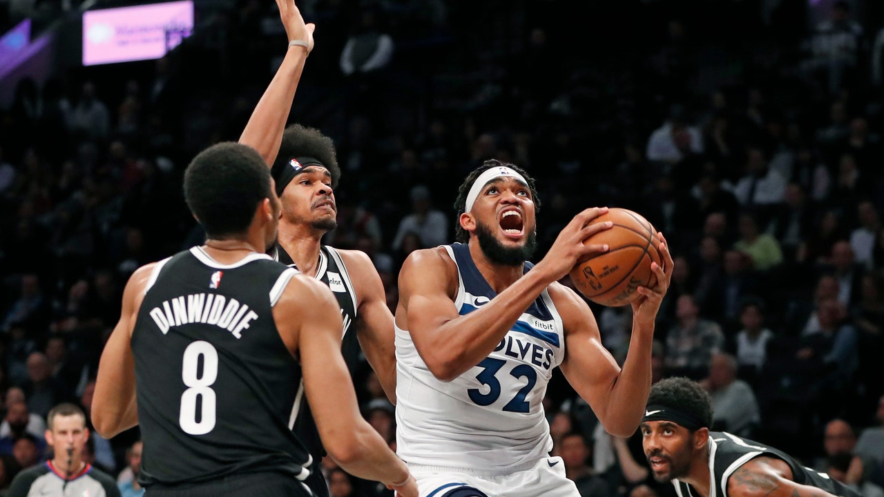 Irving scores 50 but misses last shot, Wolves top Nets in OT
